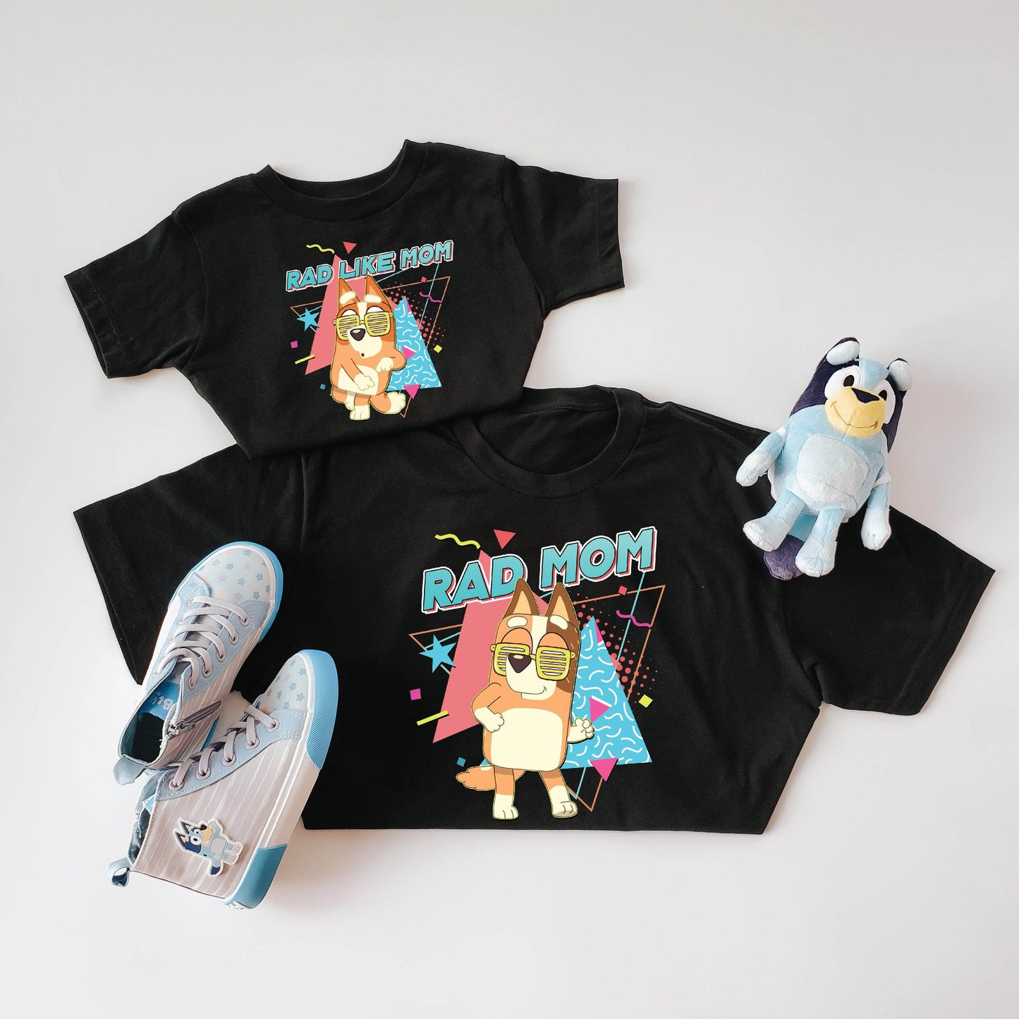 Rad Mom and Rad Like Mom T-Shirt featheredbreaths