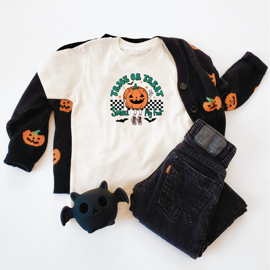 Kids Pumpkin Cardigan