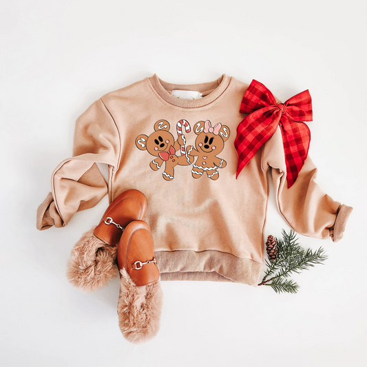 Ginger Mouse Kids & Adult Crewneck Sweater