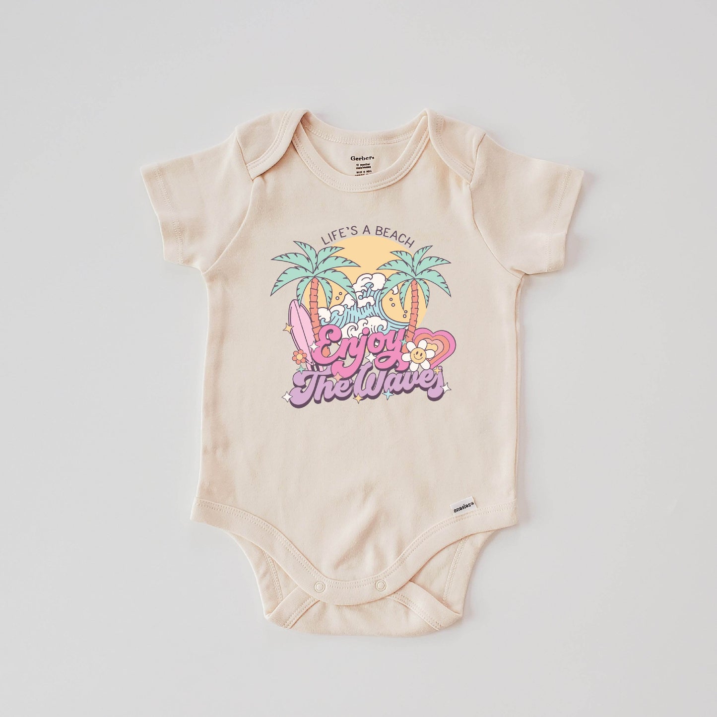 Enjoy the Waves Onesie and T-Shirts in Multiple Colors