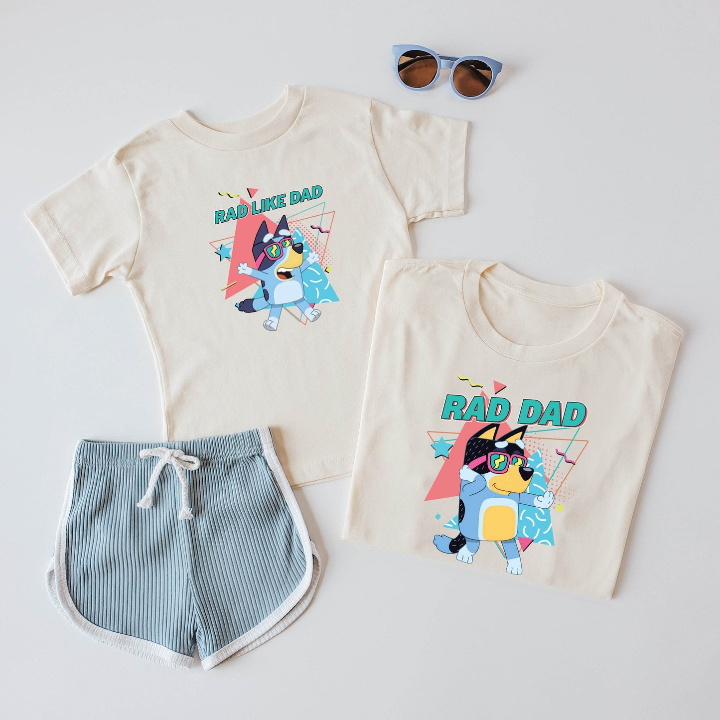 Rad Dad T-Shirt - Perfect for Dads and Sons Who Are Rad Together featheredbreaths
