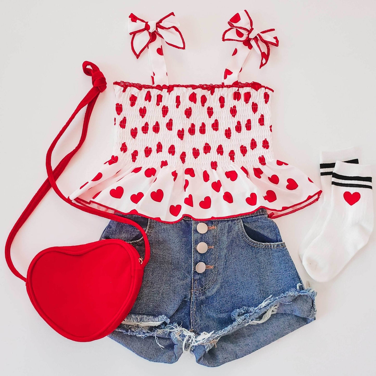 Peplum Heart Tank Top featheredbreaths