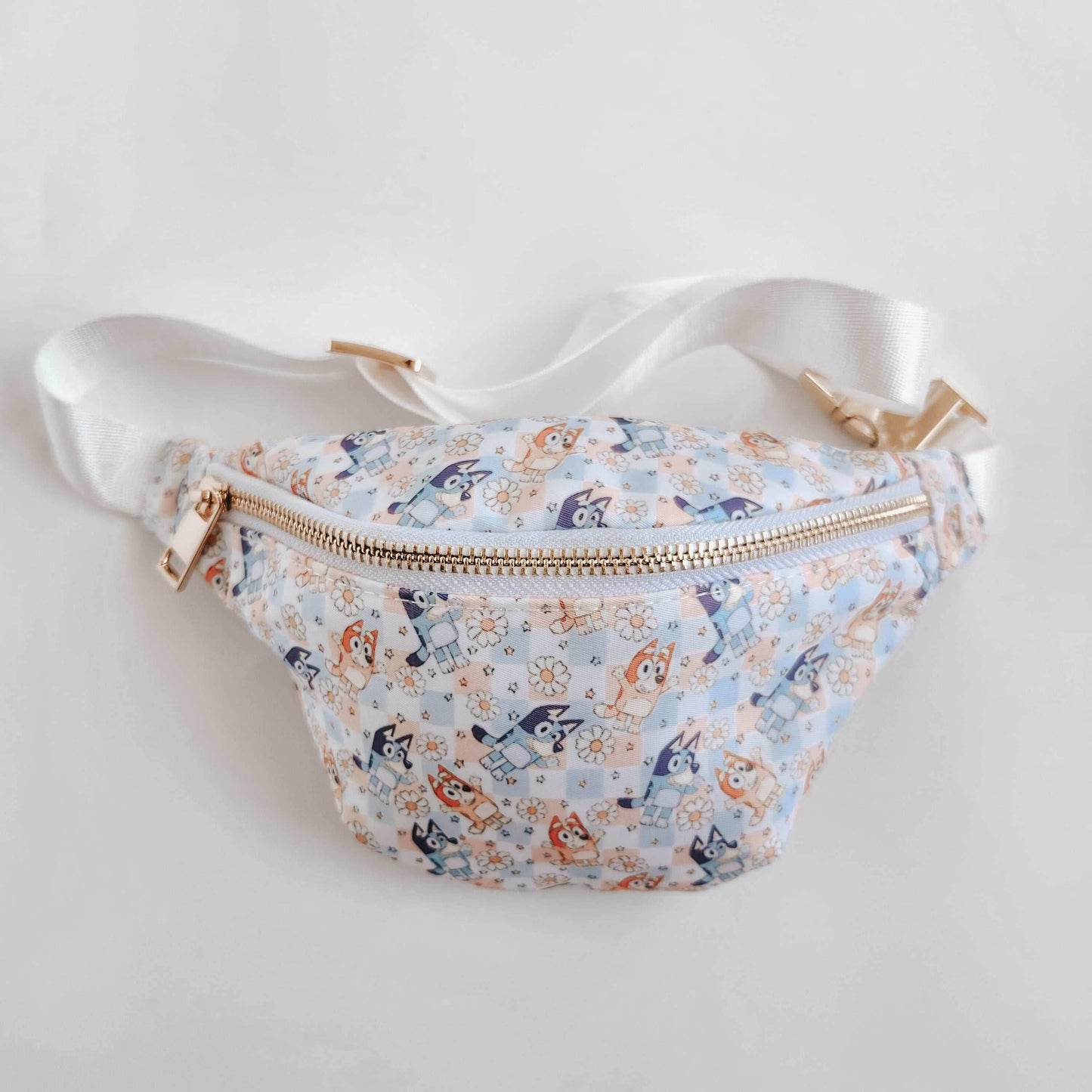 Checkered Heelers Kids and Adult FannyPack featheredbreaths