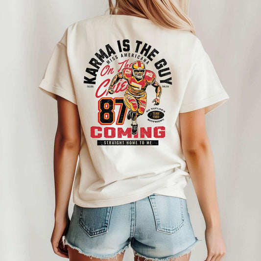 Karma Dual Sided T-Shirt featheredbreaths