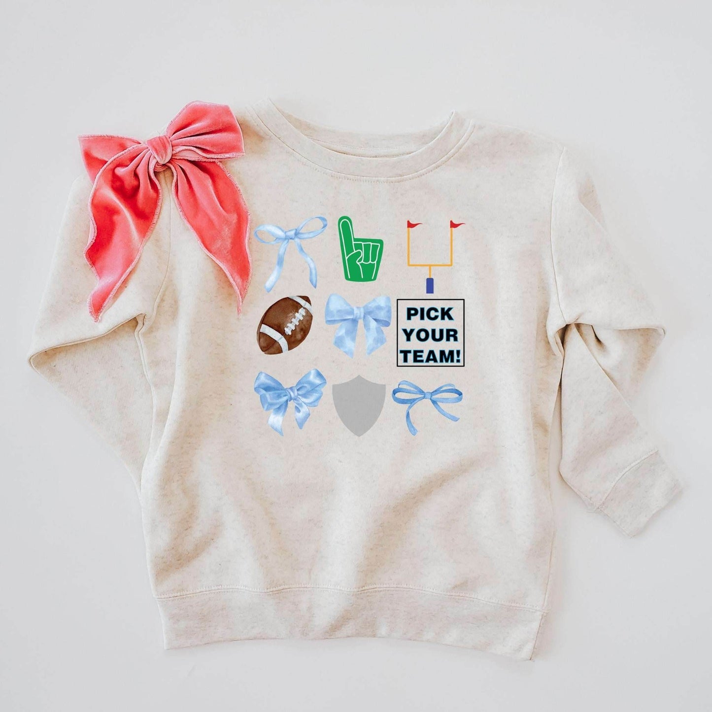 Customizable Girls N F L Football Sweater in Multiple Colors