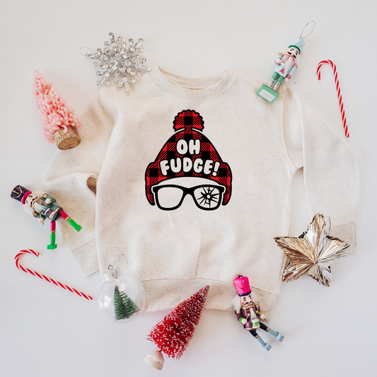 OH FUDGE! Kids Crewneck Sweater