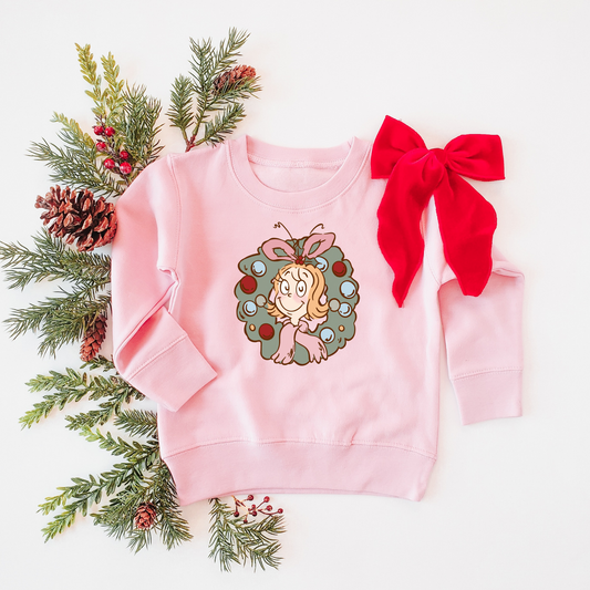 Cindy Lou Kids Crewneck Sweater