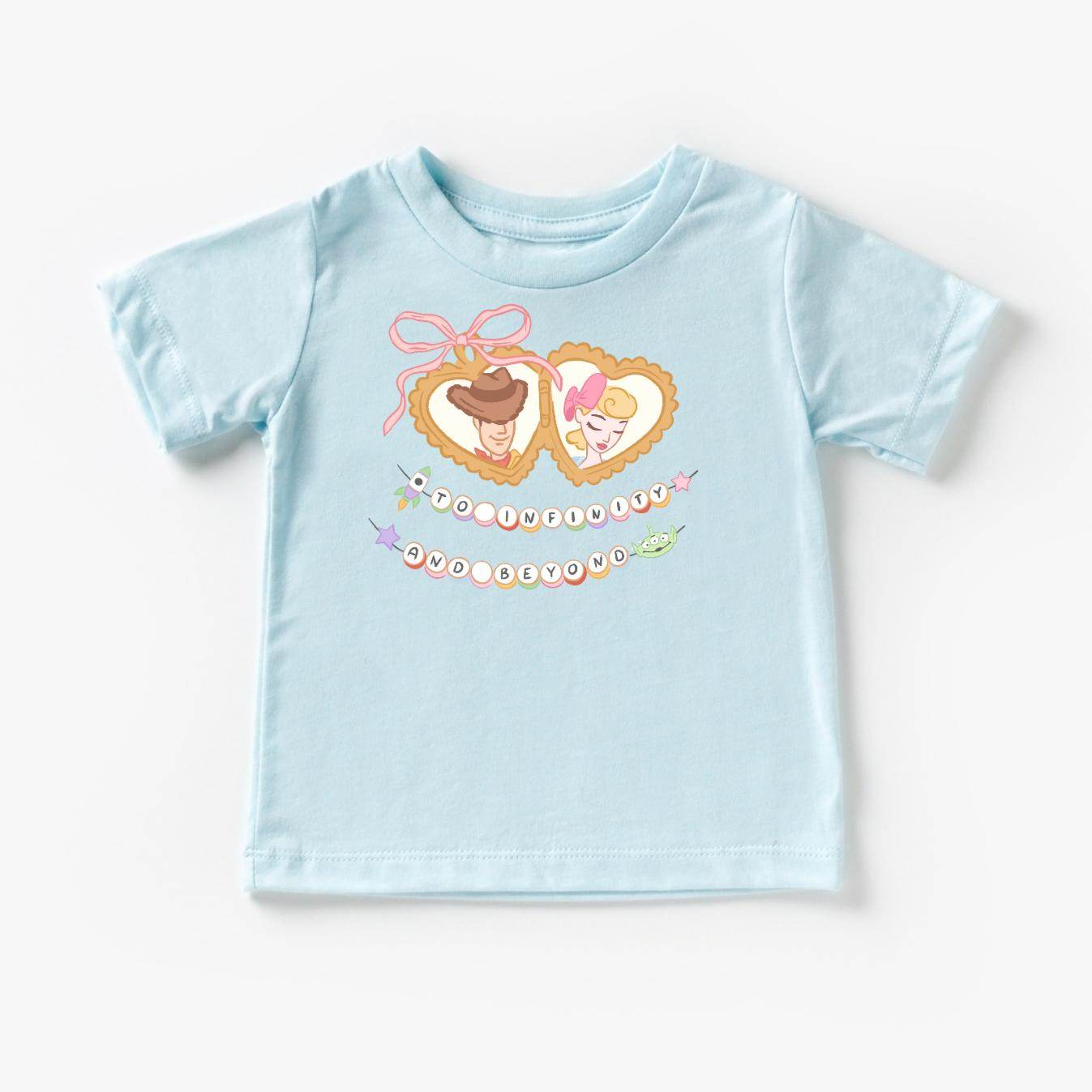 To Infinity Kids T-Shirt featheredbreaths
