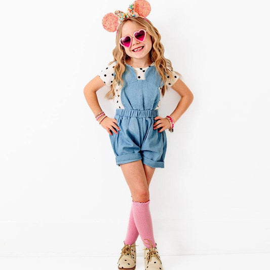 Mouse Shorts Overalls featheredbreaths