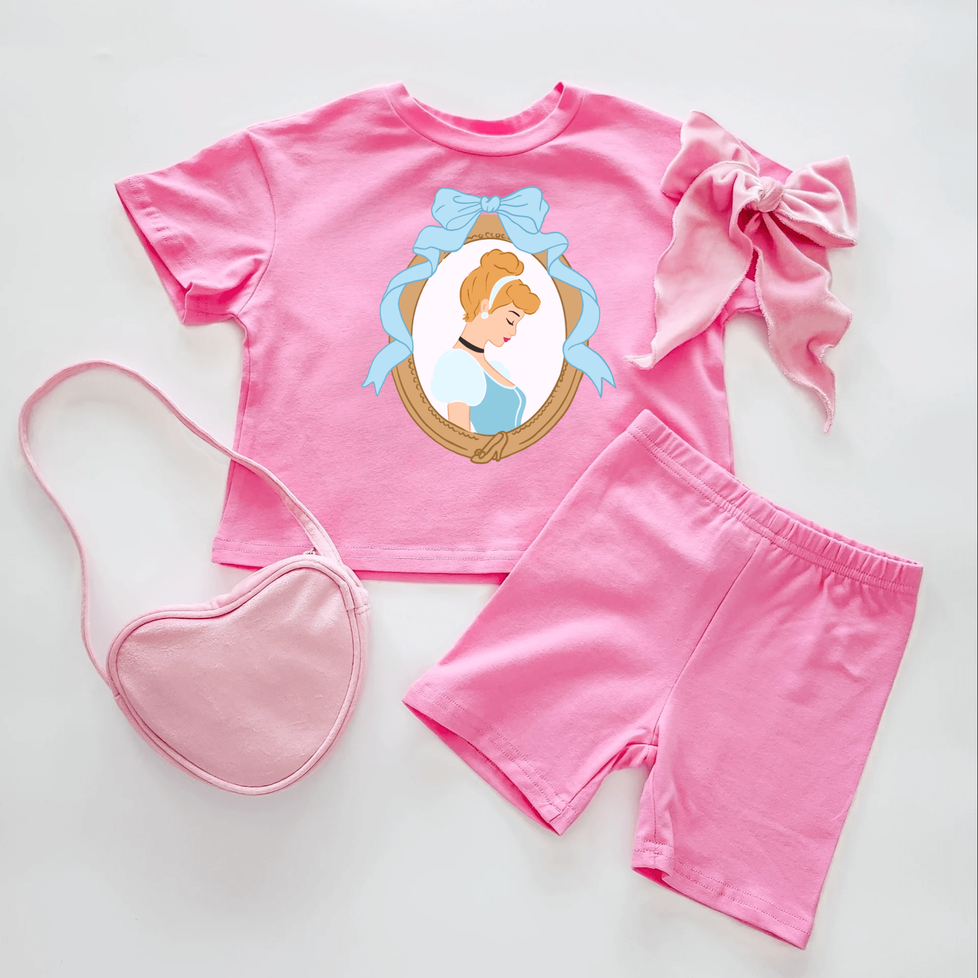 Glass Slipper Biker Set featheredbreaths