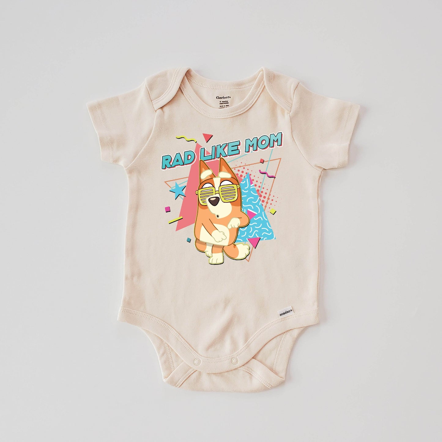 Rad Mom and Rad Like Mom T-Shirt featheredbreaths
