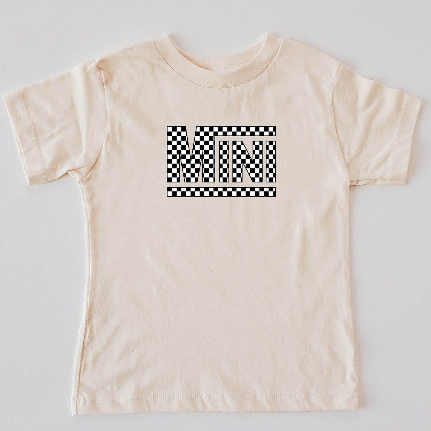 Checkered Mini T-Shirt - Feathered Breaths