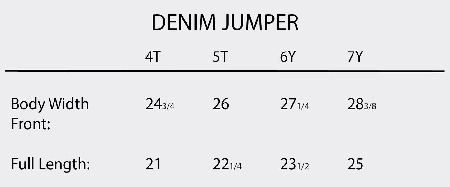 NEW SIZES ADDED Park Friends Denim Overall featheredbreaths