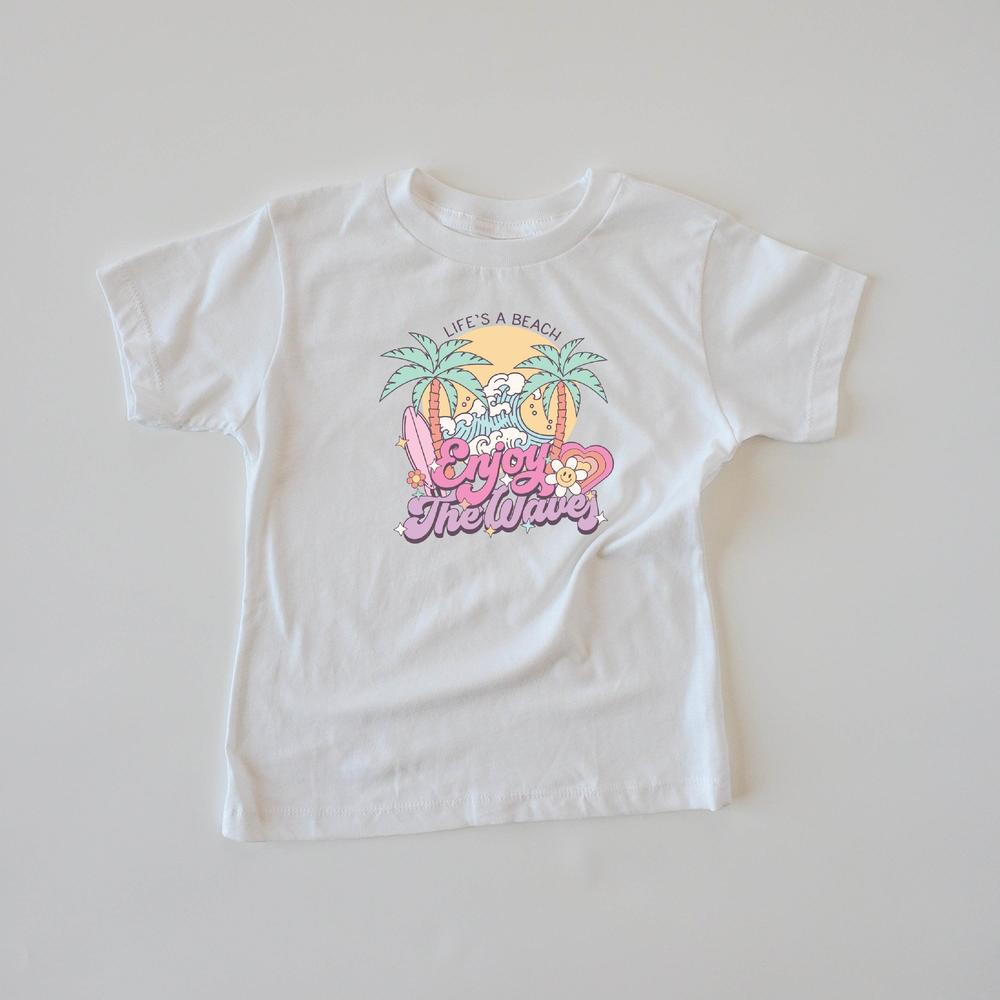 Enjoy the Waves Onesie and T-Shirts featheredbreaths