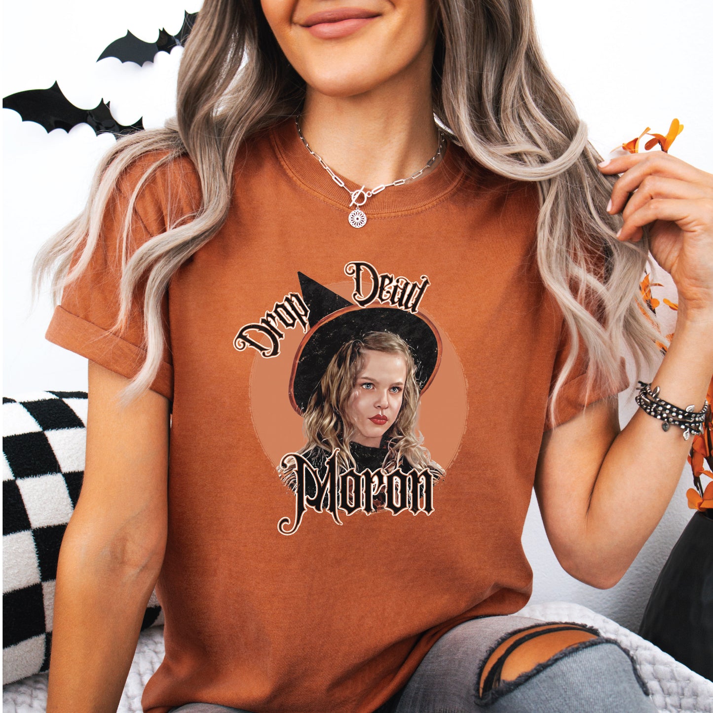 DROP DEAD Moron Kids and Adult T-Shirt