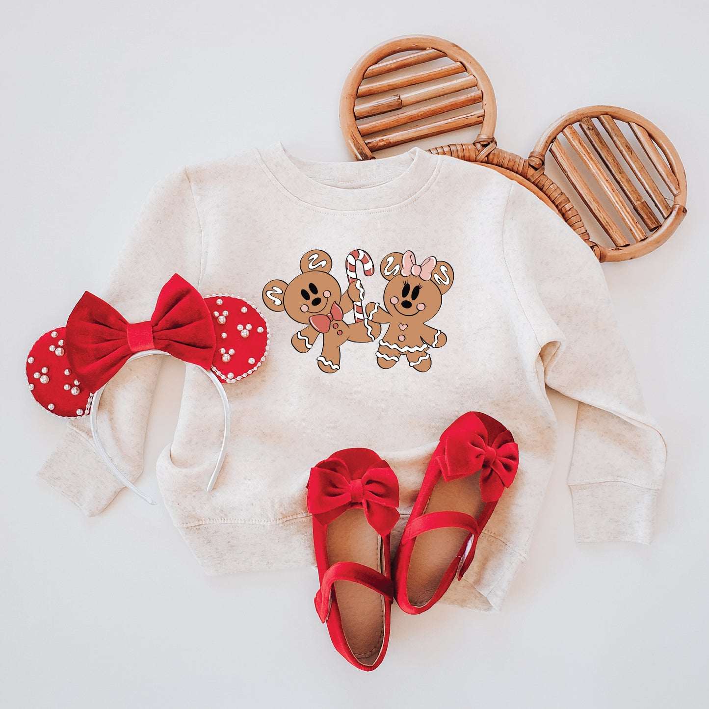 Ginger Mouse Kids & Adult Crewneck Sweater