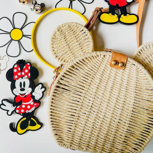 Mama Mouse Straw Purse for Kids - Cute & Stylish Summer Handbag featheredbreaths