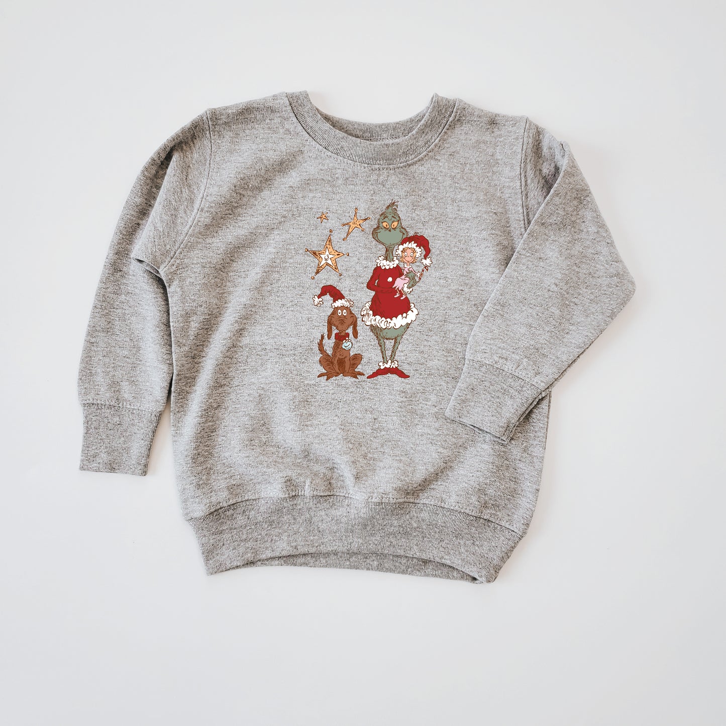 Grinchy Friends Kids & Adult Crewneck Sweater