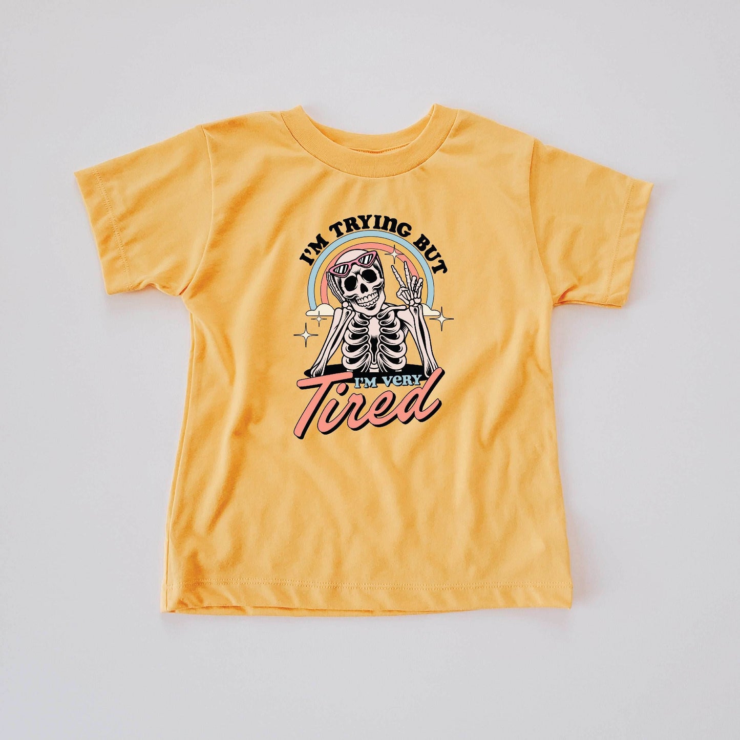 I'm Trying But I'm Tired T-Shirt featheredbreaths