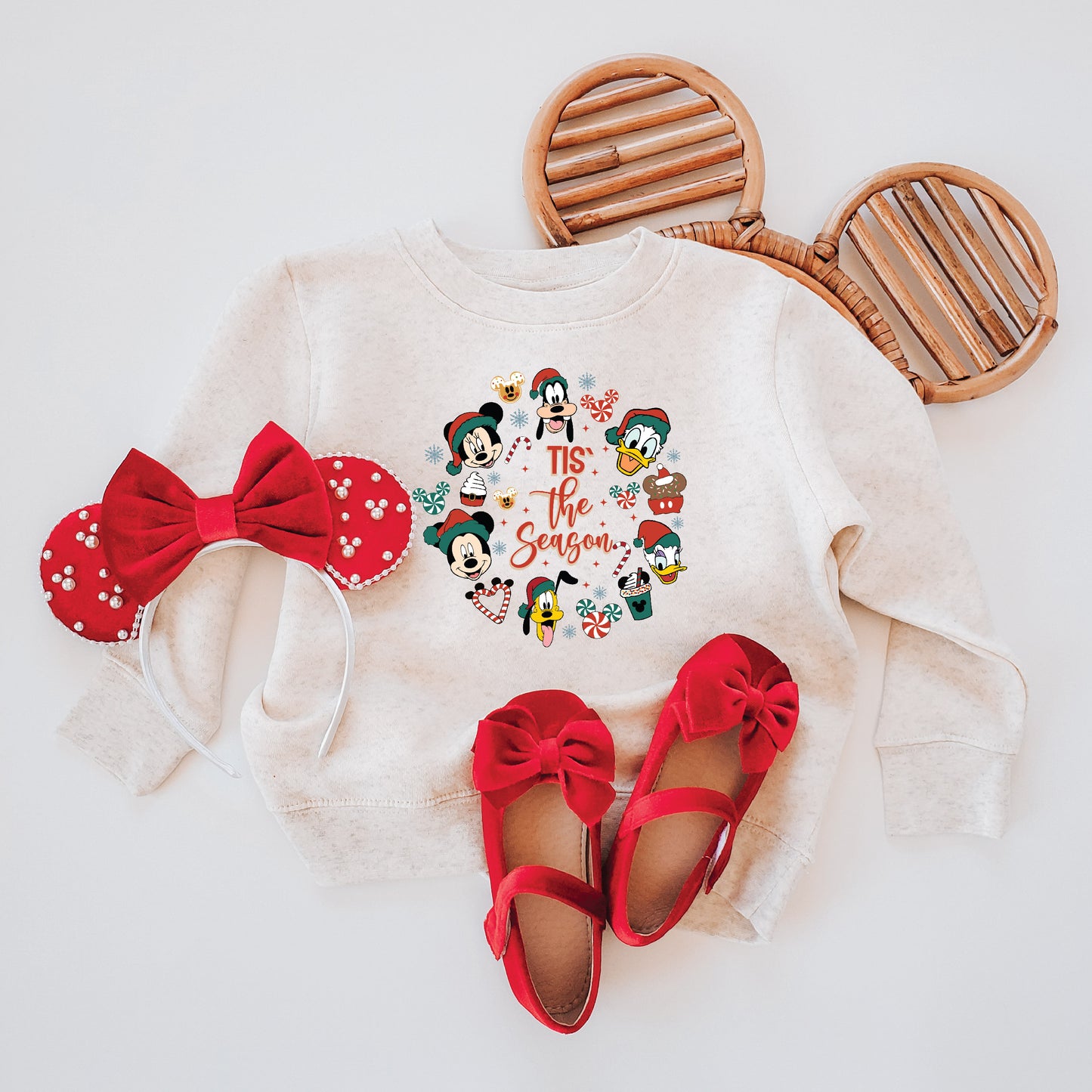 'Tis the Season Kids & Adult Park Friends Crewneck Sweater