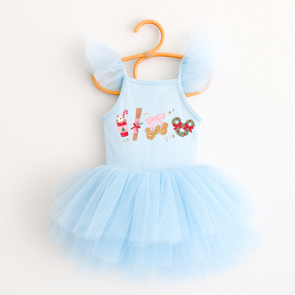 I'm Just a Christmas Girly Kids Ballerina Dress