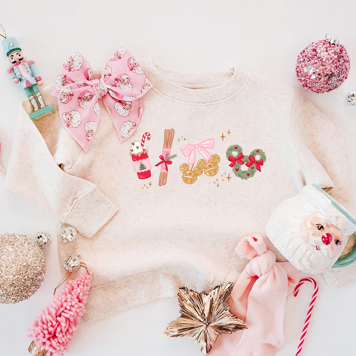 I'm Just a Christmas Girly Kids & Adult Crewneck Sweater
