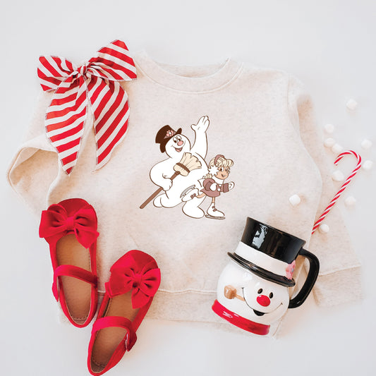 Frosty Kids & Adult Crewneck Sweater