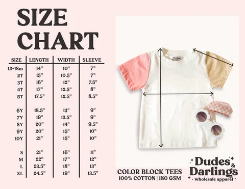 Best Day Ever! Kids & Adult Colorblock Tee