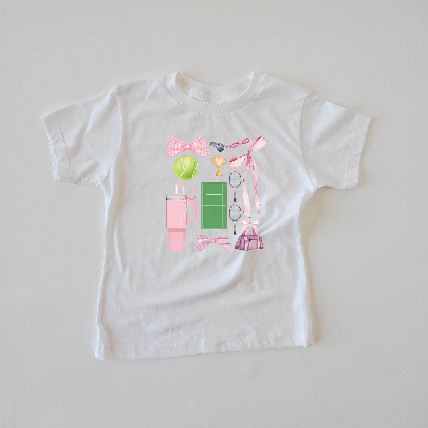 Tennis T-Shirt for girls mltiple colors featheredbreaths