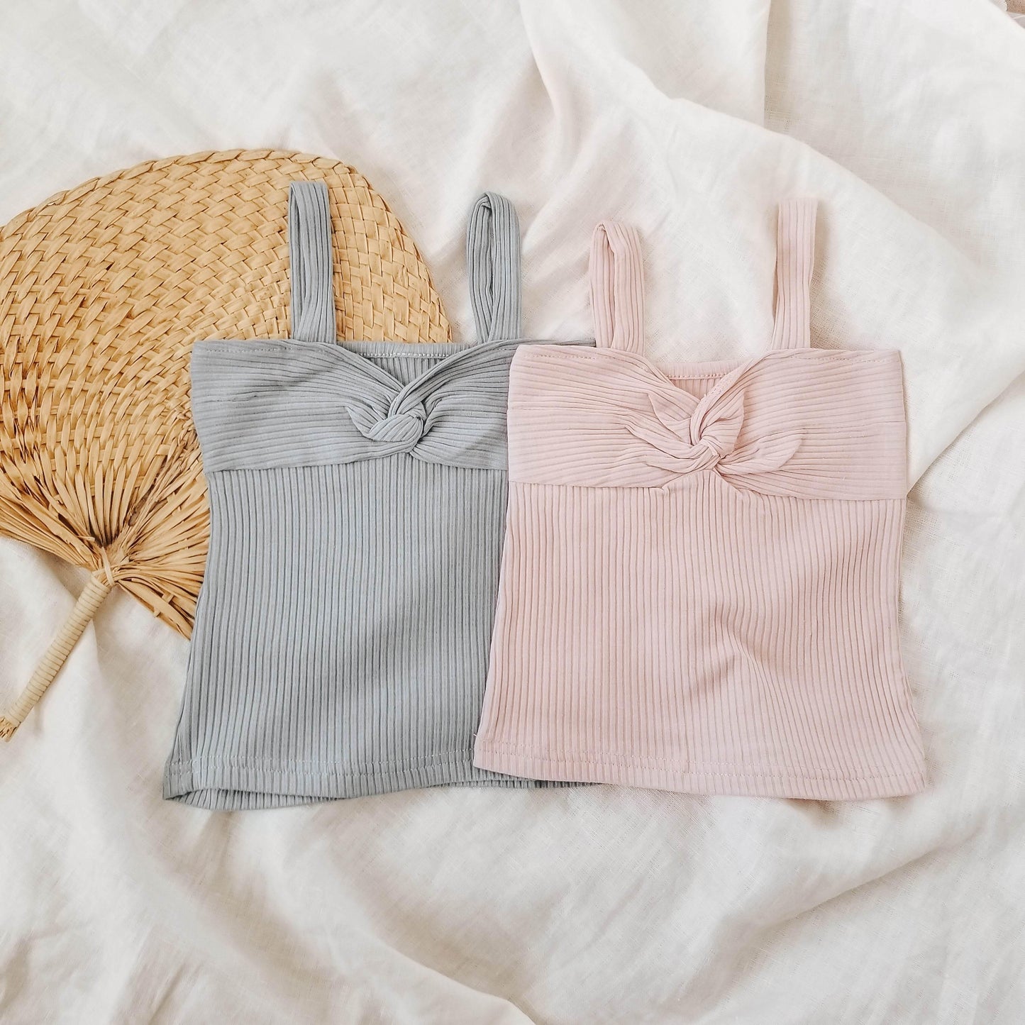 Basic Twist Tank Top - Stylish and Comfortable Essential featheredbreaths