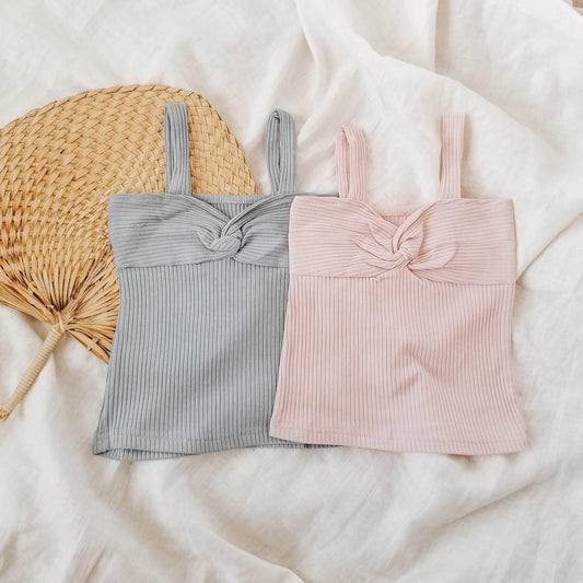 Basic Twist Tank Top - Stylish and Comfortable Essential featheredbreaths