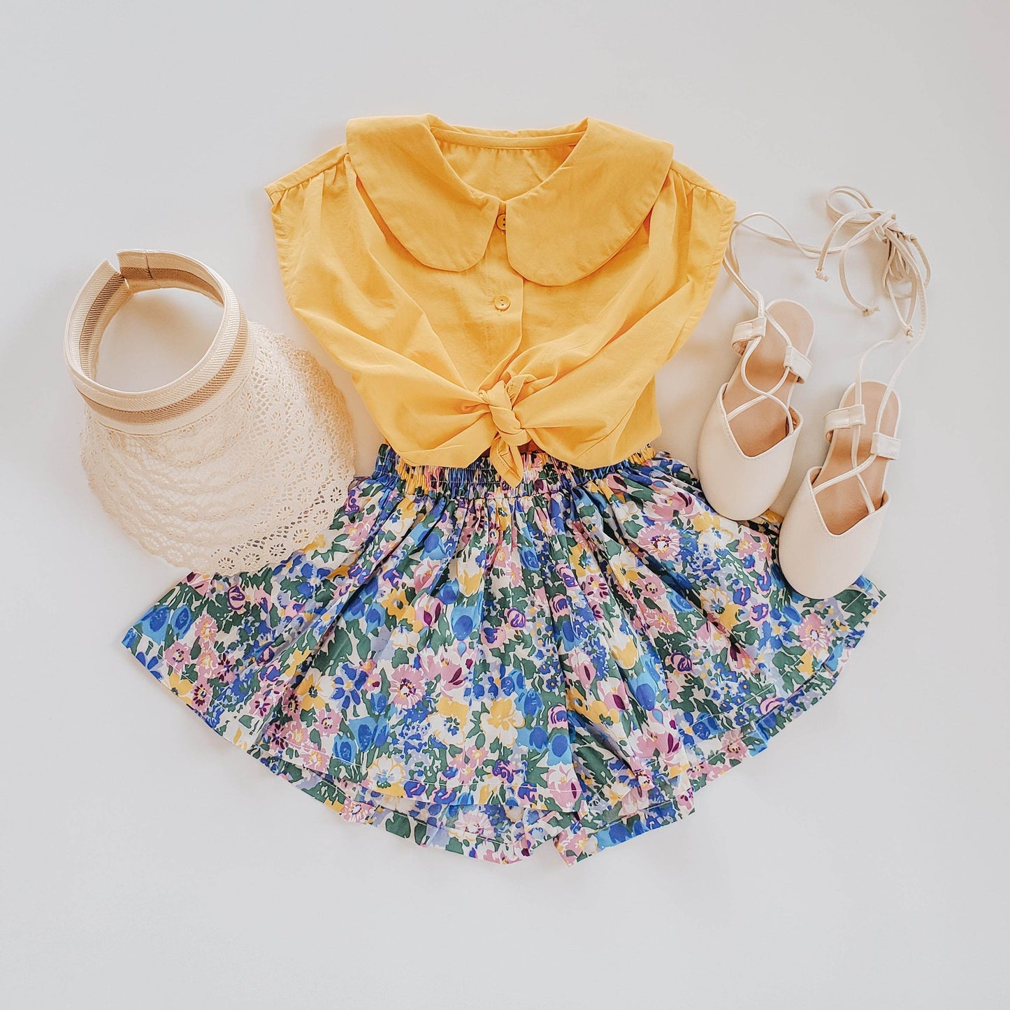 Sunny Days Peterpan Blouse | Stylish Summer Top featheredbreaths