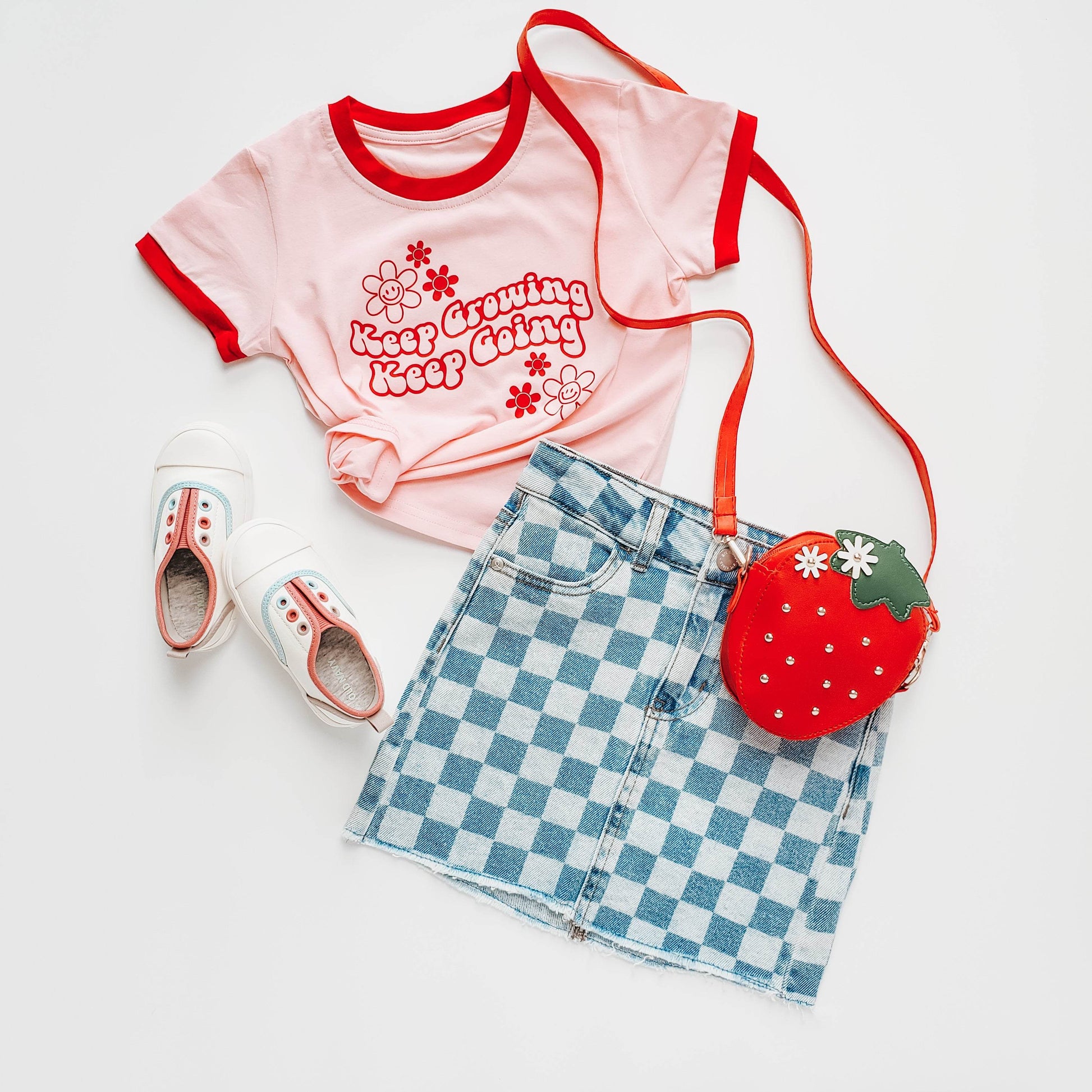 Retro Keep Growing T-Shirt for Vintage Style Enthusiasts featheredbreaths