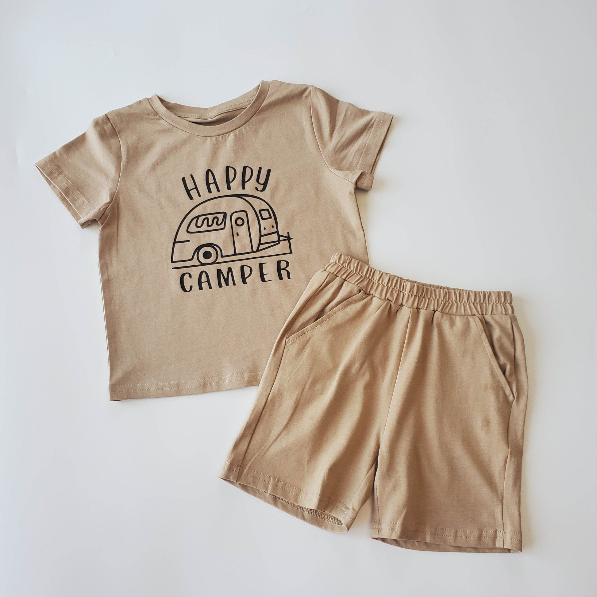 Happy Camper Two Piece Set for Stylish Outdoor Adventures featheredbreaths