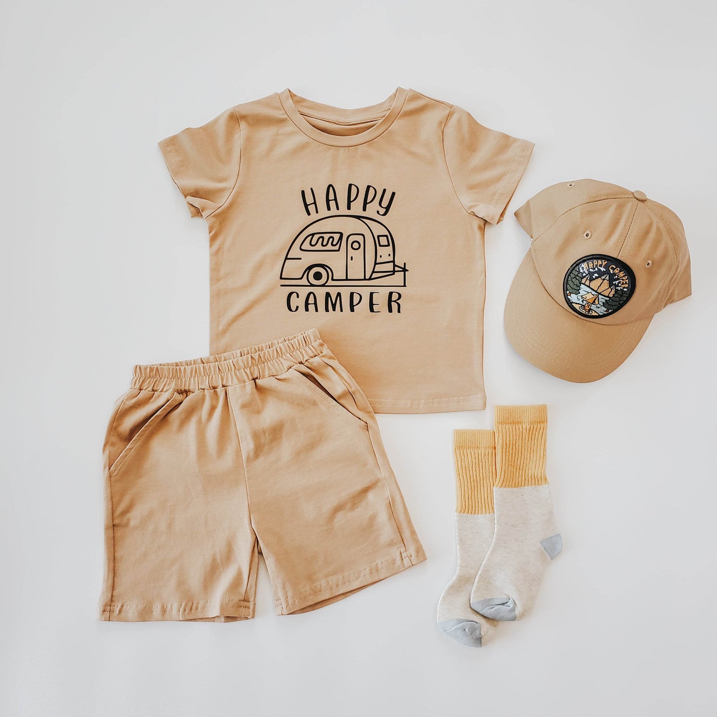 Happy Camper Two Piece Set for Stylish Outdoor Adventures featheredbreaths