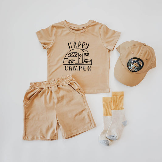 Happy Camper Two Piece Set for Stylish Outdoor Adventures featheredbreaths