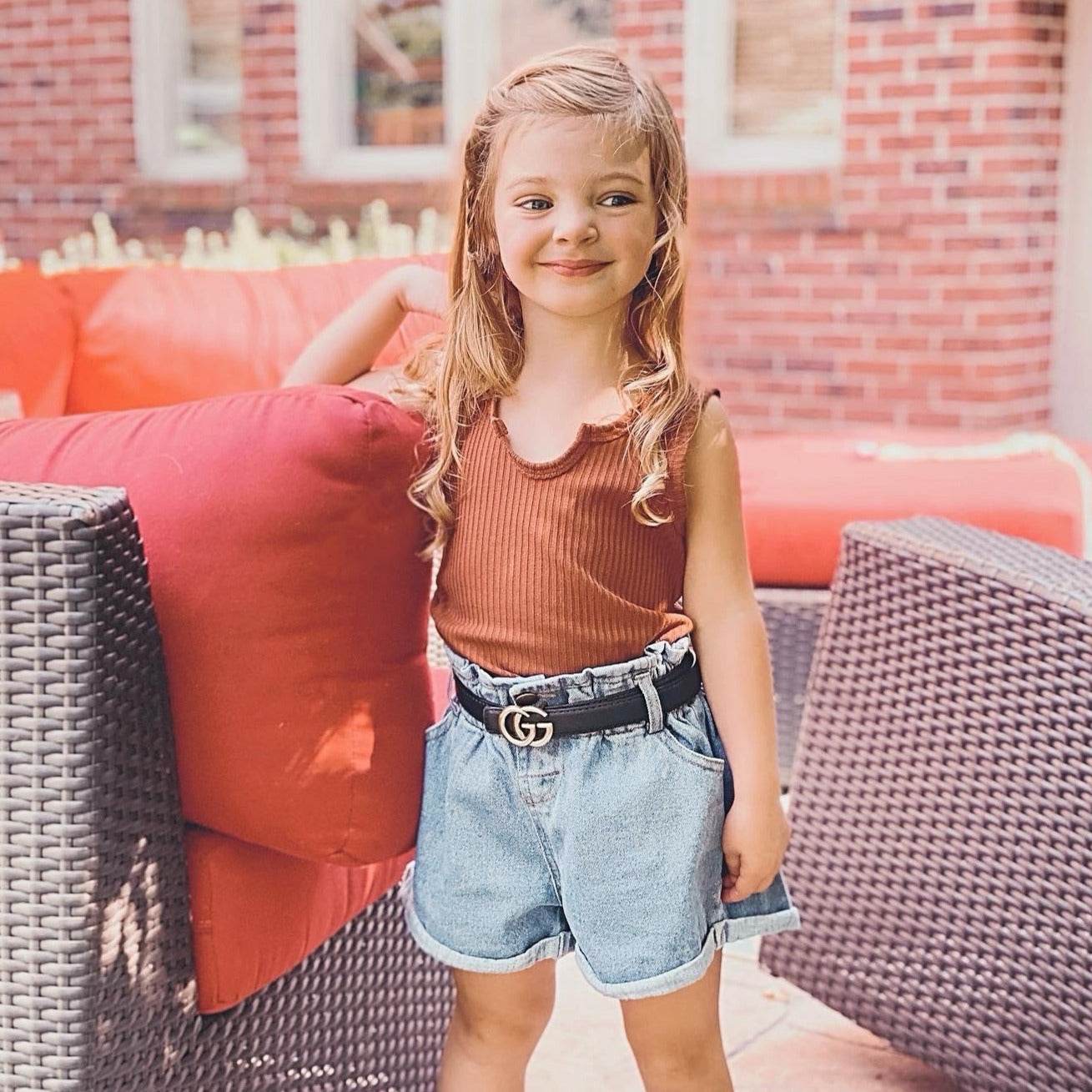 Girls Basic Tank Top - Essential Summer Wear featheredbreaths