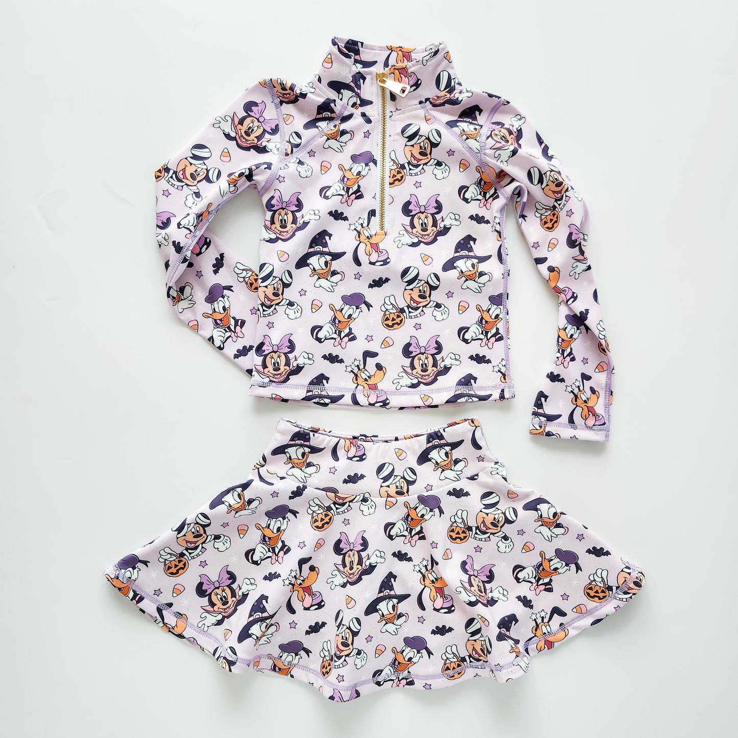 Ready to Ship Athleticwear Kids Spooky ark Friends Two-Piece