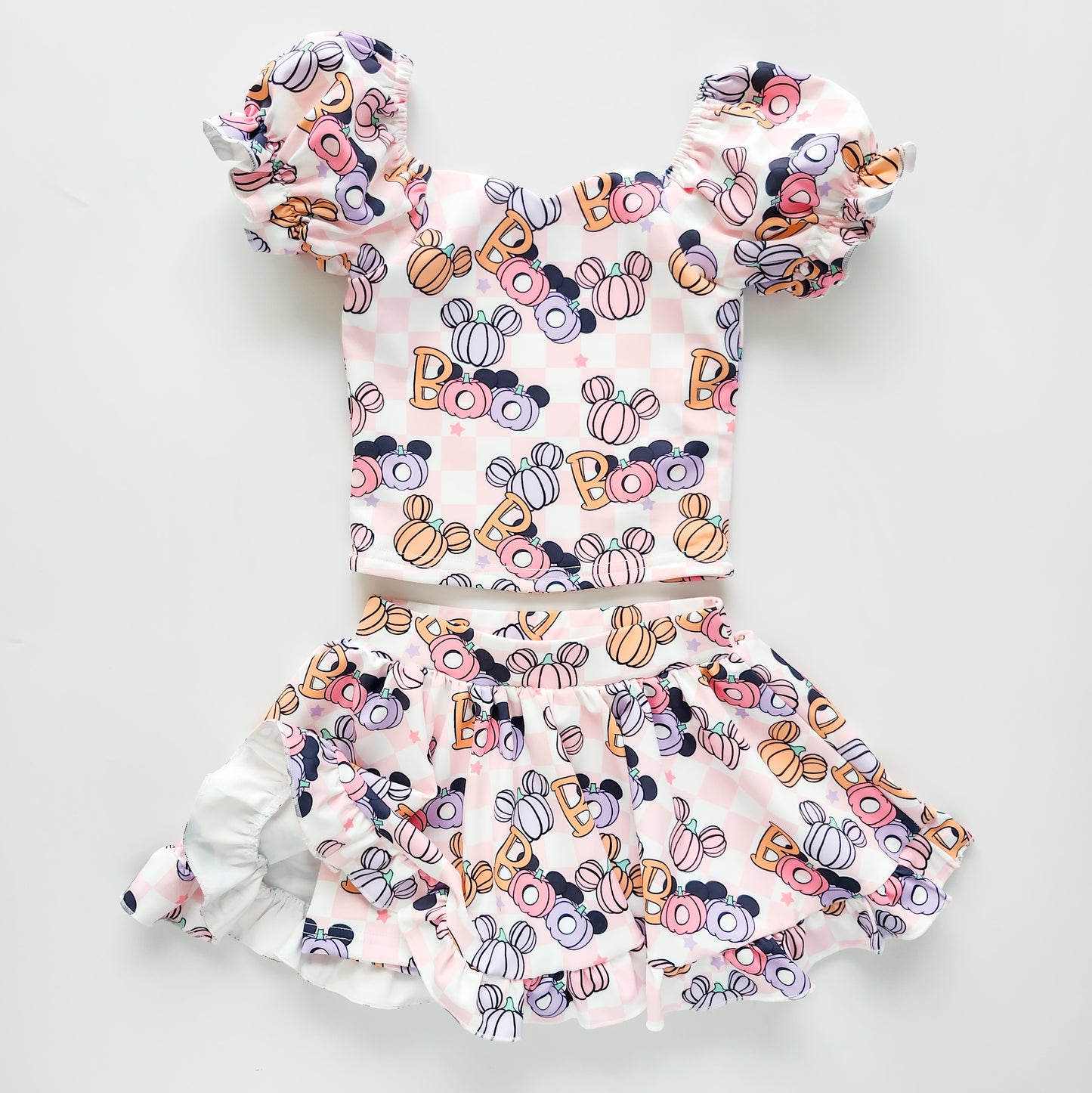 Ready to Ship Activewear Kids Magical Pumpkins Two-Piece