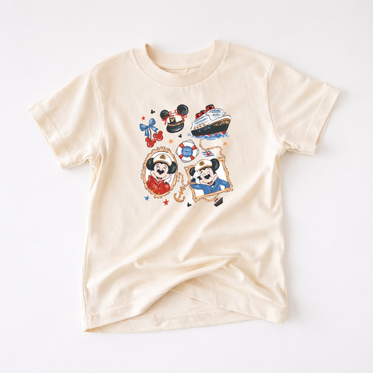 Girly Cruisin' With the Mouse Kids & Adult T-Shirt