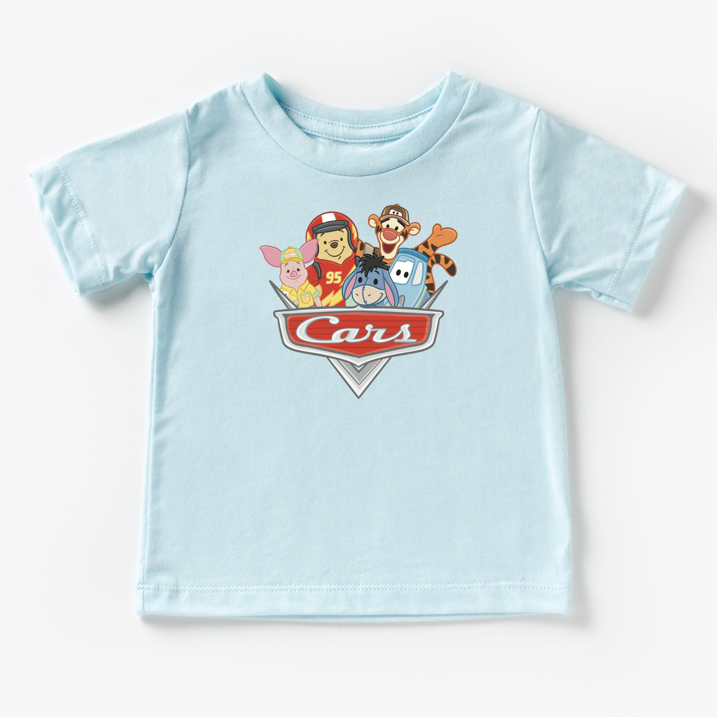 Cars With Pooh & Pals Kids T-Shirt