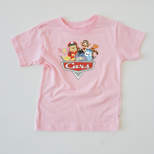Cars With Pooh & Pals Kids T-Shirt