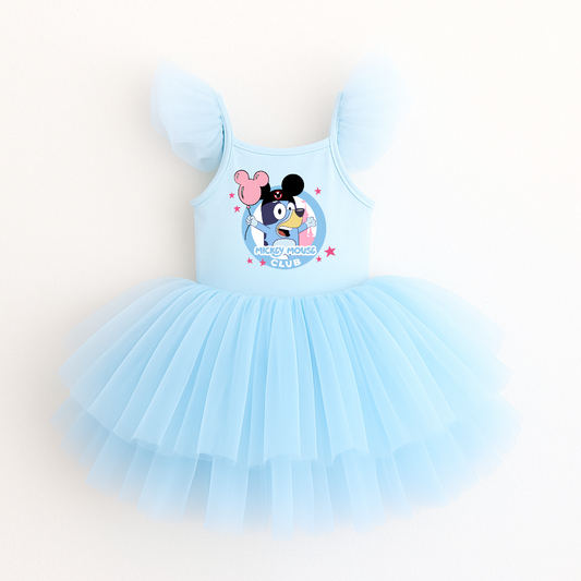 Magical Blue Heeler Ballerina Dress