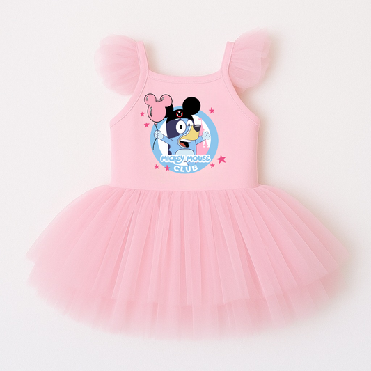 Magical Blue Heeler Ballerina Dress