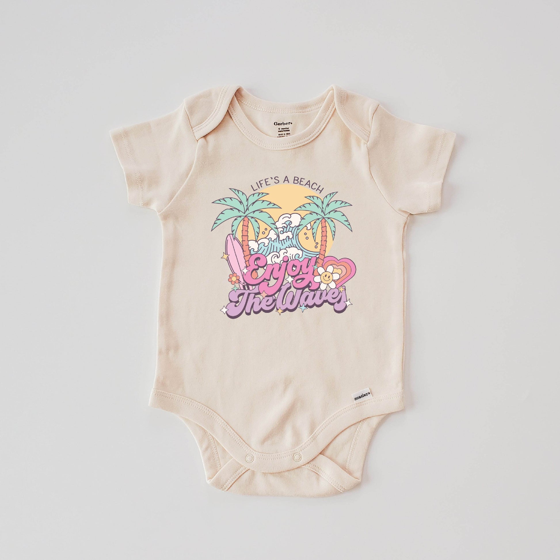 Enjoy the Waves Onesie and T-Shirts featheredbreaths