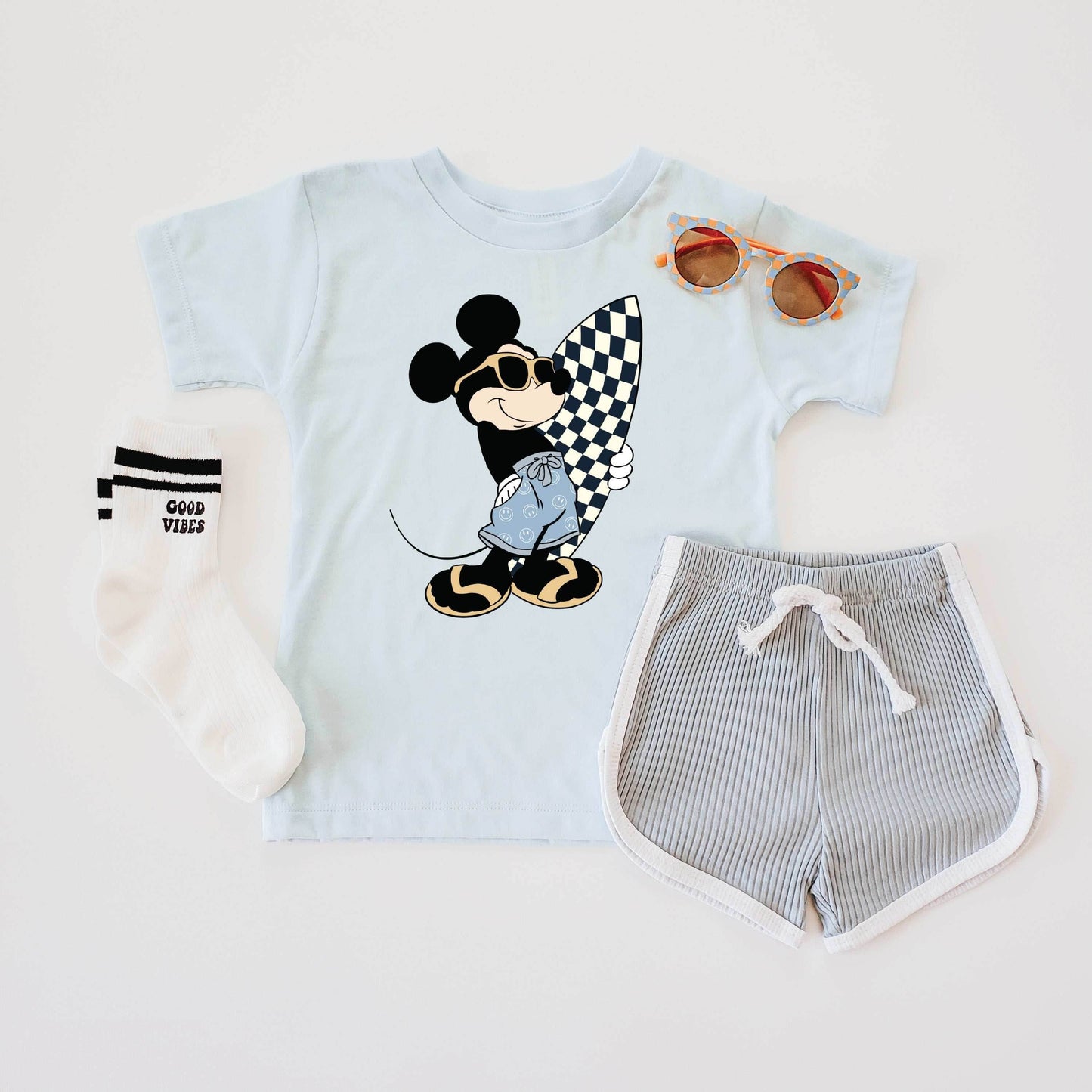 Surfer Mickey T-Shirt featheredbreaths