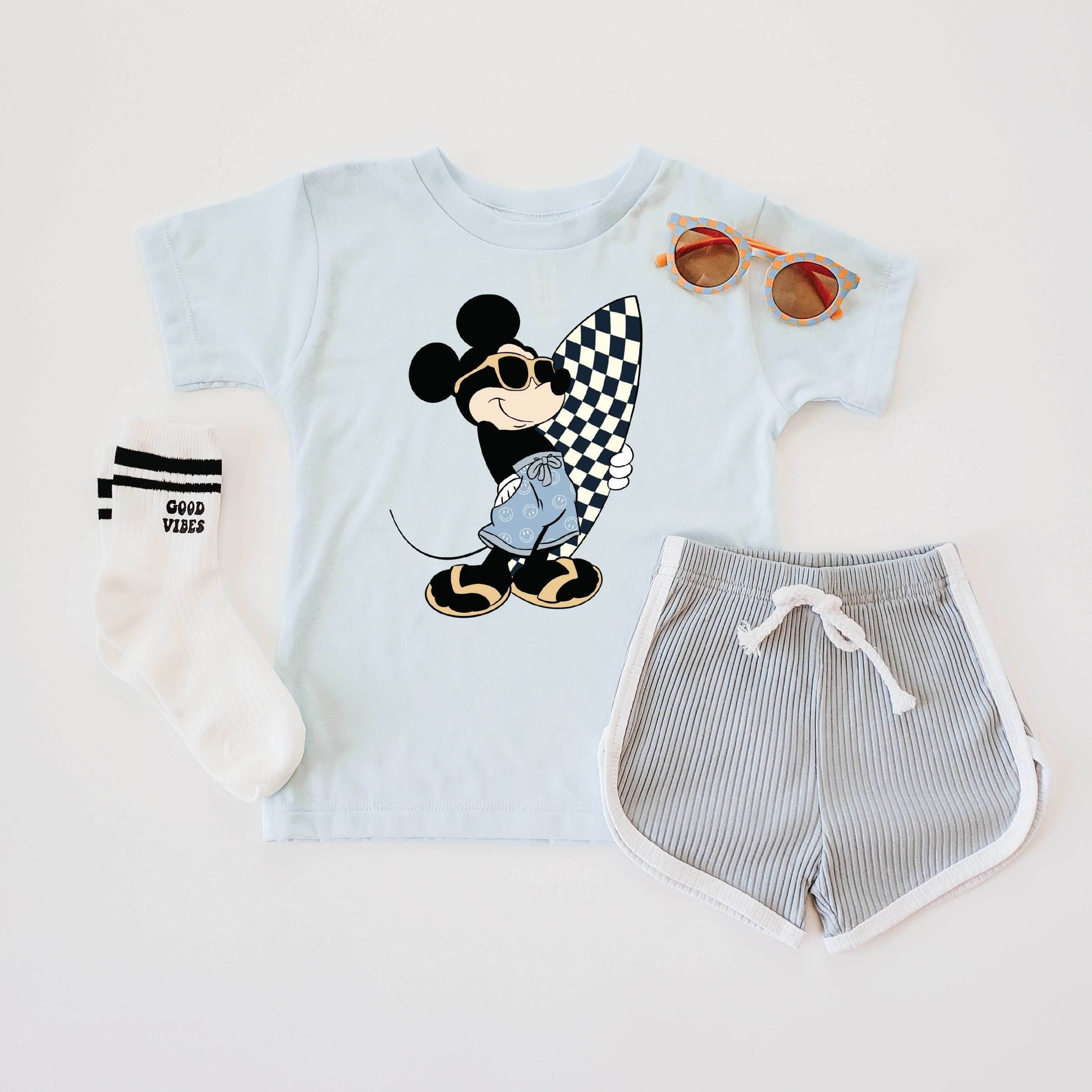 Surfer Mickey T-Shirt featheredbreaths