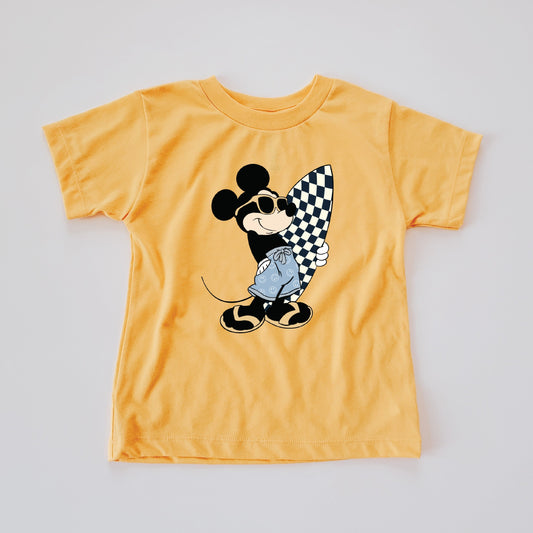 SURFER MICKEY KIDS TEE-multiple colors