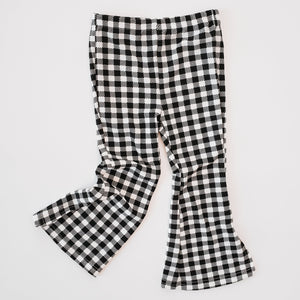 KIDS GINGHAM FLARE BOTTOMS