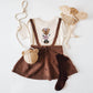 Knitted Pompom Suspender Dress featheredbreaths